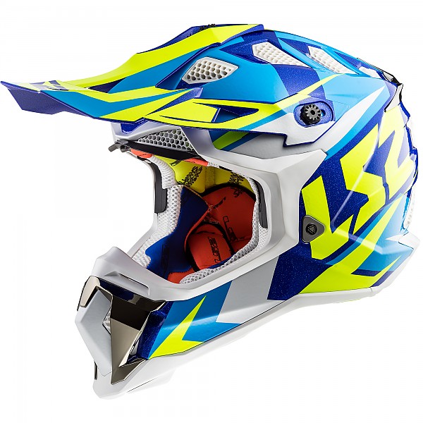 LS2 헬멧 MX470 SUBVERTER_NIMBLE WHITE BLUE YELLOW