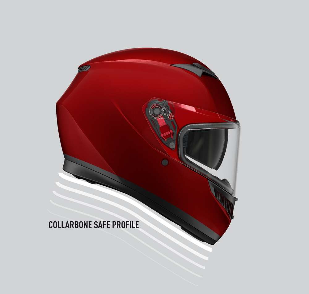 AGV K3 레이싱에서 이어진 디테일