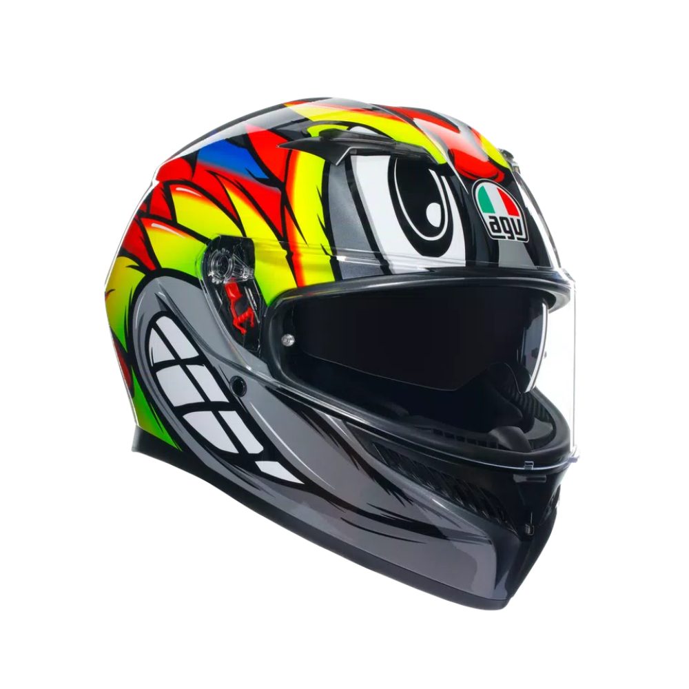 AGV 헬멧 K3 BIRDY 2.0 GREY/YELLOW/RED