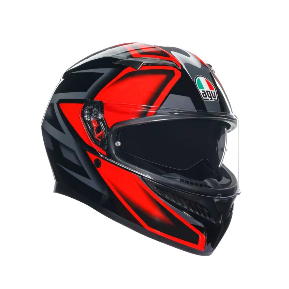 AGV 헬멧 K3 COMPOUND BLACK/RED