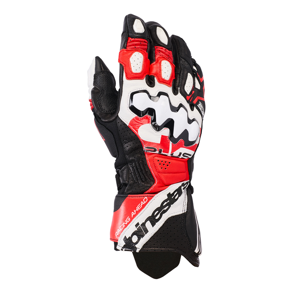 알파인스타즈 장갑 GP PLUS R V3 BLACK WHITE BRIGHT RED