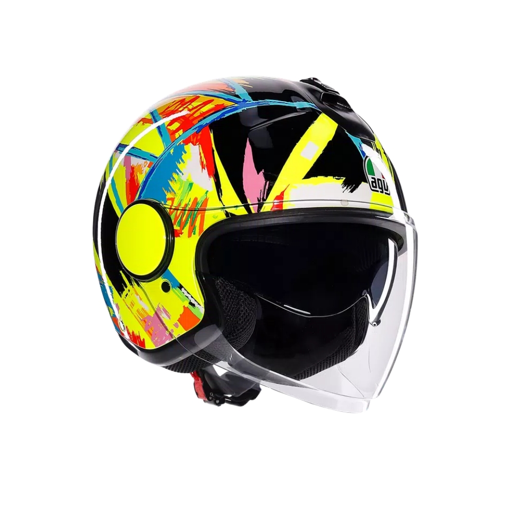 AGV ETERES 오픈페이스 헬멧 ROSSI WINTER TEST 2019